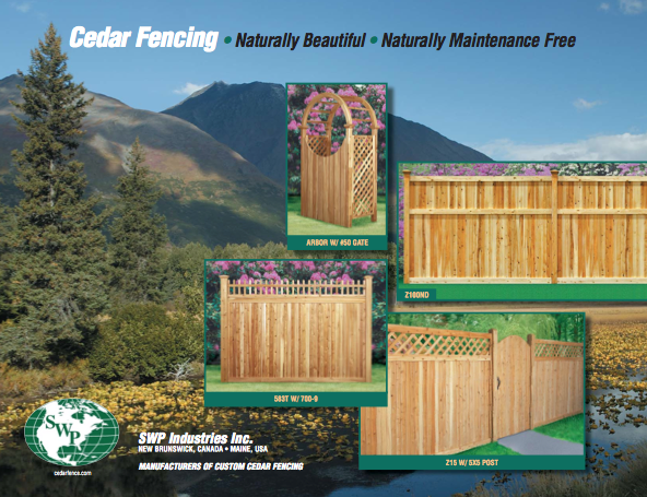 Cedar Fence Catalog